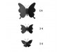 3D dekorace Spring Decor Černí motýli 24002